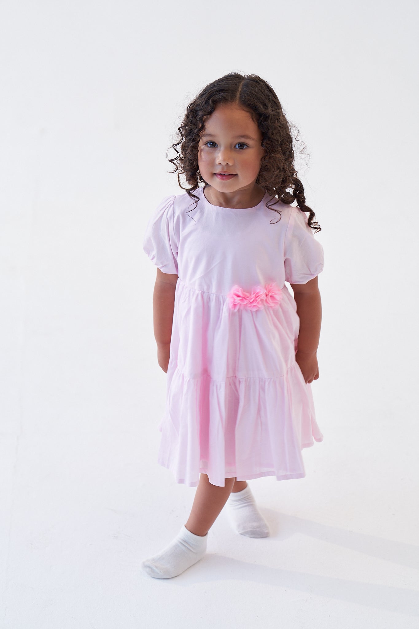 GIRLS LINA DRESS IN PINK