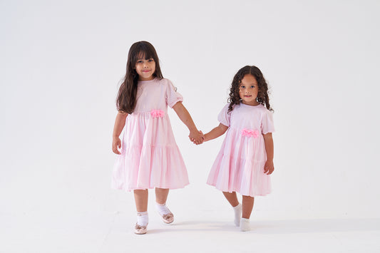 GIRLS LINA DRESS IN PINK