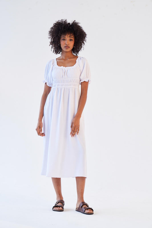 THE ABBEY DRESS IN WHITE