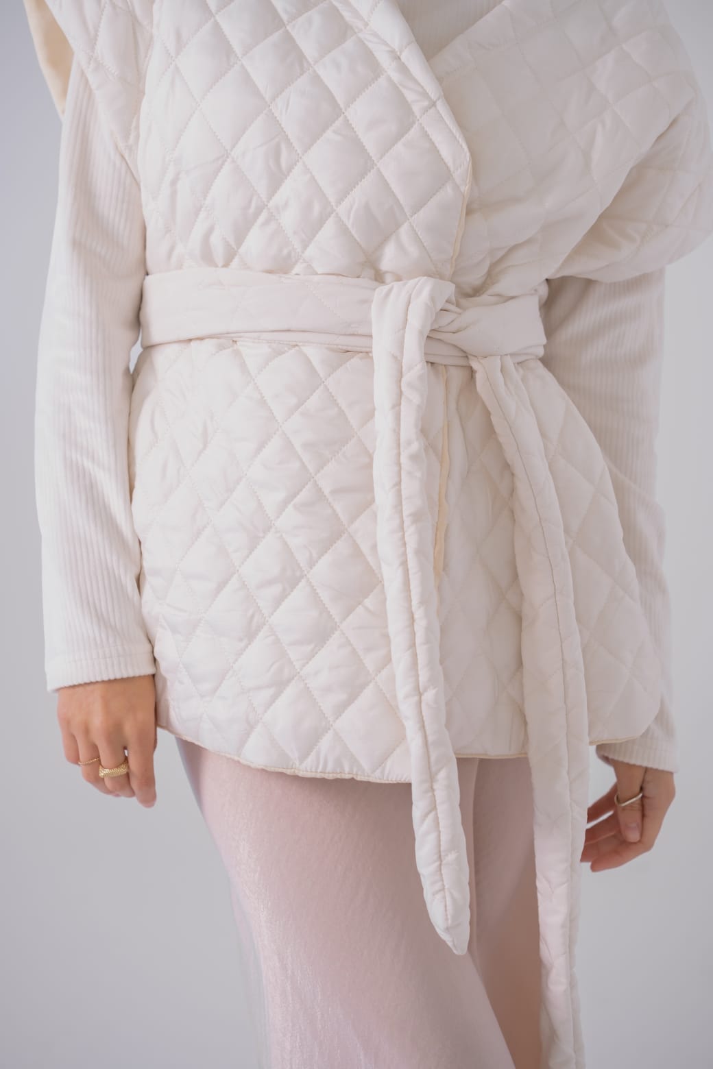 ZEE PUFFER IN CREAM