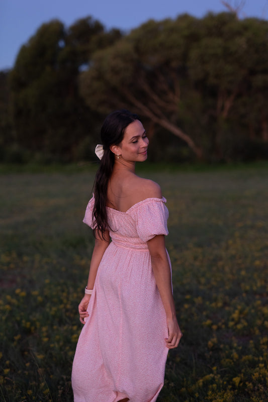 THE ABBEY DRESS IN PINK FLORAL